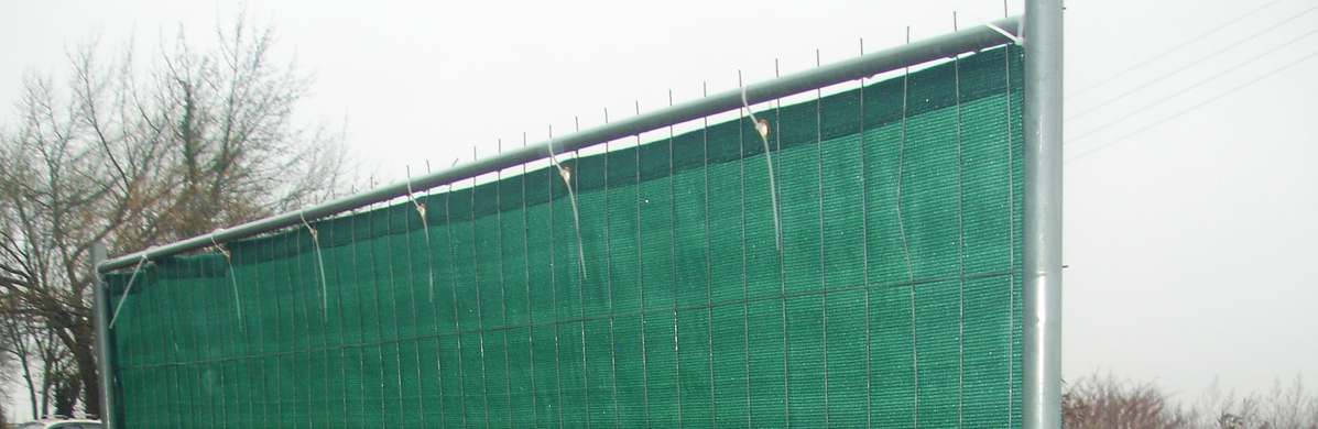 Sacos y mallas para vallados de obra