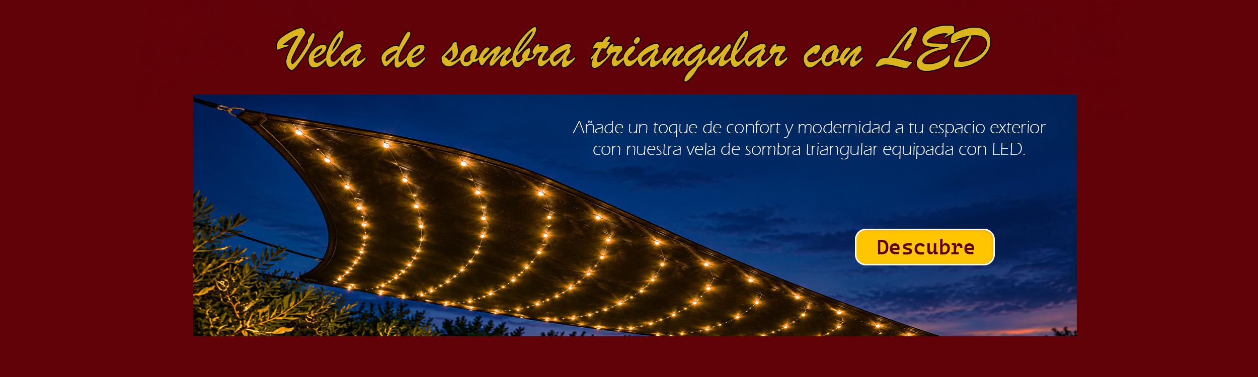 VOILE OMBRAGE LED ES