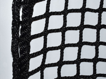 Red mezzanine sin nudos 30 mm negra PES rectangular