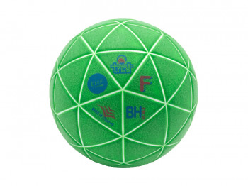 Ballon de beach/handball ultima 36-3 - Structure triangle - Vert