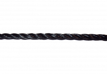 Carrete de cable - Ø4 mm - Negro