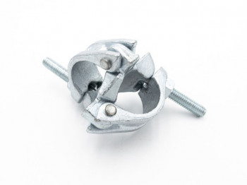 Conector en cruz de acero galvanizado forjado (49x49mm) Juego de 5 piezas