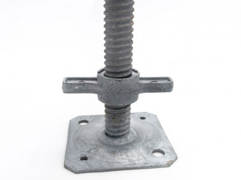 Pie de andamio Ø38 HT galvanizado HDG - 5 piezas
