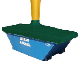 Cubierta para cubo de escombros