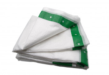 Lona reforzada para andamios de 170gr/m² - Tiras verdes